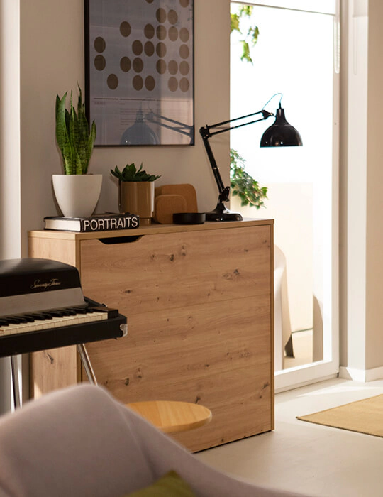 שולחן מתקפל לשידה