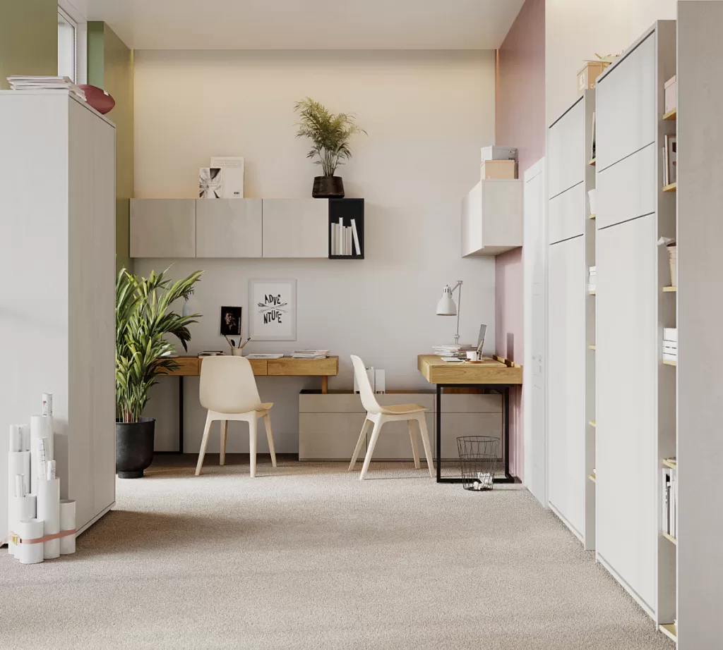 חדר שינה מתקפל לאחים