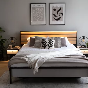 מיטה מודרנית 160×200 GRIS