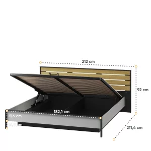 מיטה מודרנית 180×200 GRIS