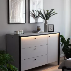 קומודה לחדר שינה GRIS