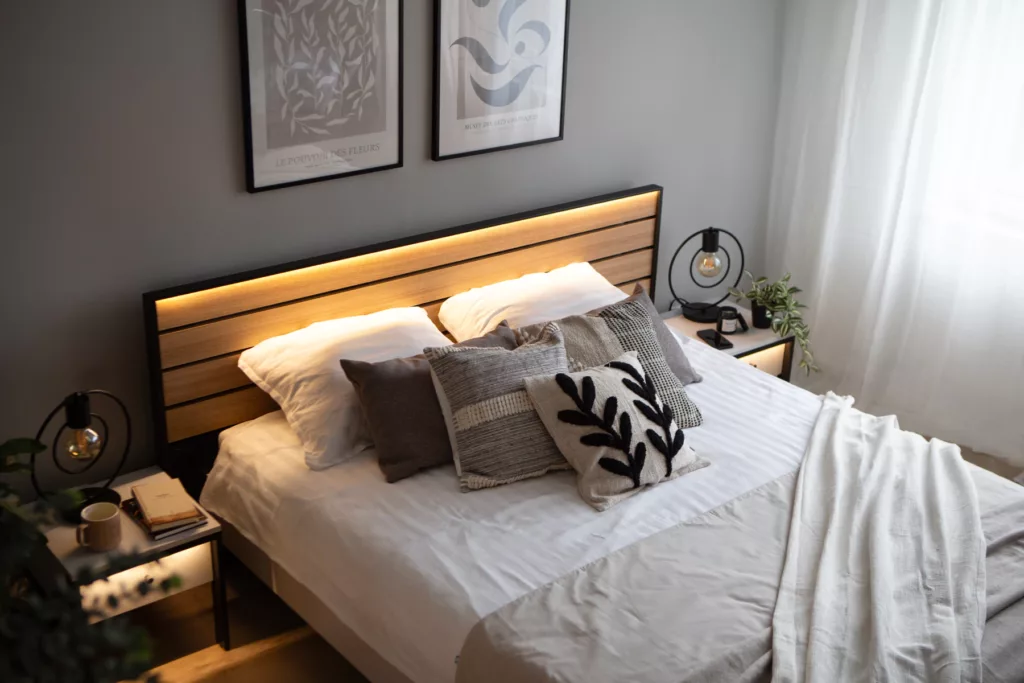 מיטה מעוצבת