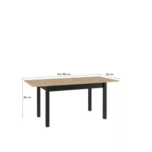 שולחן 146-186 ס"מ