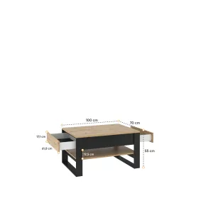 שולחן קפה לסלון דגם QUANT