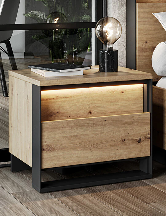 שידת לילה מעוצבת