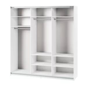 ארון הזזה רוחב 250 ס"מ 3 דלתות