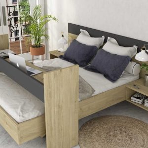 מיטה מרחפת 140×190  כולל שידות לילה FLOAT