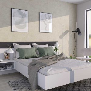 מיטה מרחפת 140×190  כולל שידות לילה FLOAT