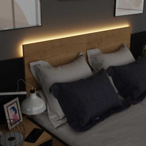 מיטה מרחפת נולה 140×190  עם תאורת לד FLOAT