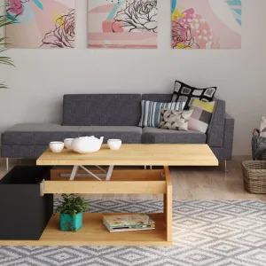 שולחן קפה OTAWA עם משטח עליון מתרומם