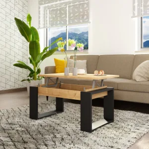 שולחן קפה Cosmit עם משטח עליון מתרומם