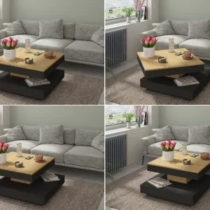 שולחן קפה Soho עם משטח מסתובב עליון