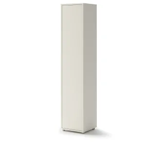ארון אחסון חד-דלתי צר Lenart Bed Concept BC-21 בגוון קשמיר, מבט סגור