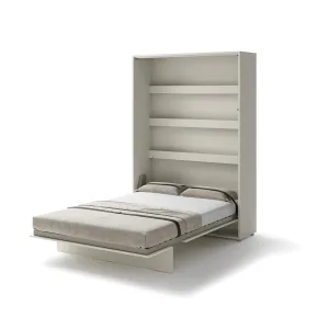מיטה זוגית מתקפלת לקיר 140×200 בצבע קשמיר | BC-01 | Bed Concept | Lenart