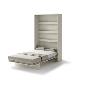 מיטה וחצי מתקפלת לקיר 120×200 בצבע קשמיר | BC-02 | Bed Concept | Lenart