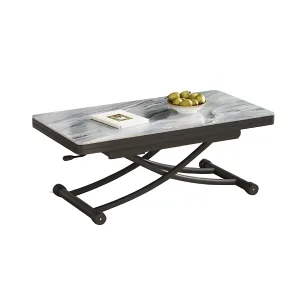 שולחן קפה קטן נפתח עם משטח קרמי