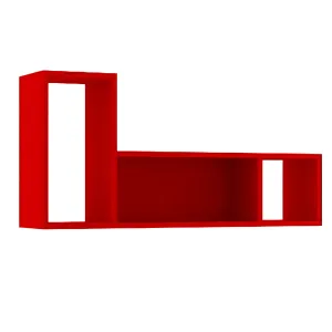 מדף קיר 98×24 עם שלושה תאים