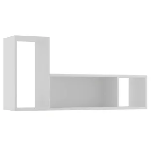 מדף קיר 98×24 עם שלושה תאים