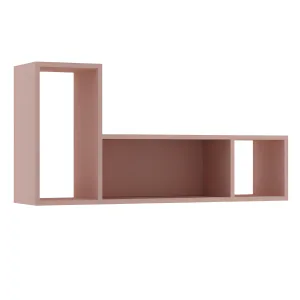 מדף קיר 98×24 עם שלושה תאים