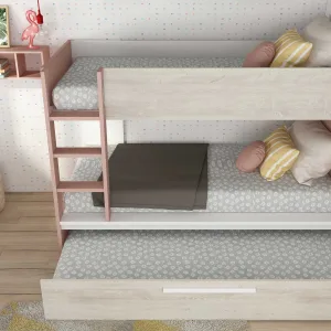 מיטת קומותיים 90×200 עם מיטה נשלפת נוספת