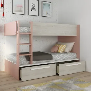 מיטת קומותיים עם מגירות