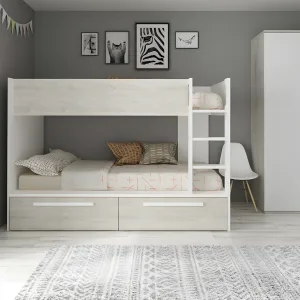 מיטת קומותיים עם מגירות