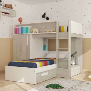 מיטת קומותיים עם ארון Bo6