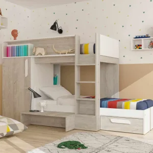 מיטת קומותיים עם ארון Bo6