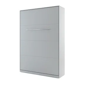 מיטה זוגית מתקפלת לקיר אנכית 140×200 בצבע אפור | CP-01 | Concept Pro | Lenart