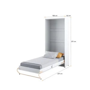 מיטת יחיד מתקפלת לארון – 90X200