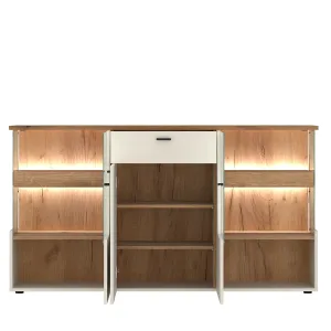 קומוד עם תאורה 165 ס”מ CUT OUT