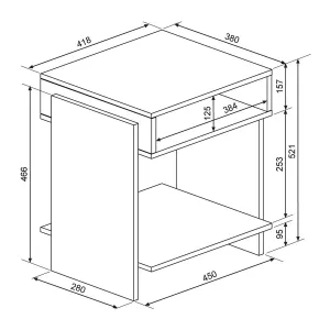 שידת לילה DOZE