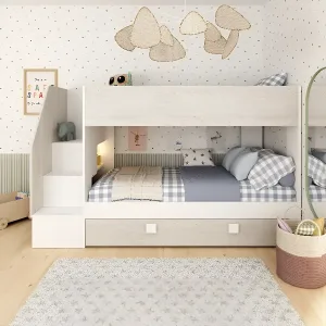 מיטת קומותיים עם מיטת חבר נשלפת 190×90 EASY Casino