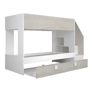 מיטת קומותיים עם מיטת חבר נשלפת 190×90 EASY Casino