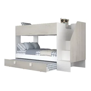 מיטת קומותיים עם מיטת חבר נשלפת 190×90 EASY Casino