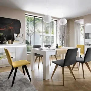 שולחן אוכל נפתח LYON White