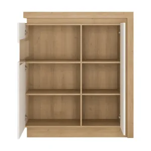 ויטרינה רחבה נמוכה שמאלית עם תאורה מדגם LYON JASNY