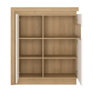 ויטרינה רחבה נמוכה ימנית עם תאורה מדגם LYON JASNY