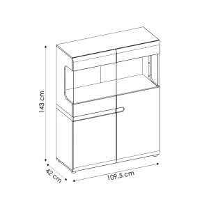 ויטרינה רחבה LINATE