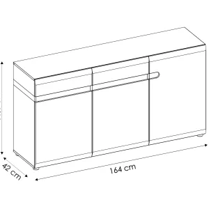 קומודה רחבה LINATE