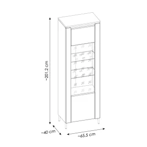 ויטרינה צרה NORICA