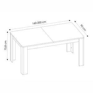 שולחן אוכל נפתח TOLEDO
