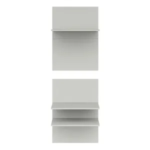 מדפים נוספים בצבע אפור – לארון מקרר MILINO