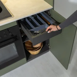 סט מטבח MILINO Small – 210, ירוק עם משטח עבודה