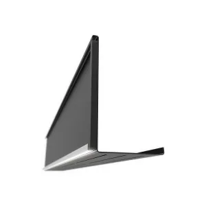 מדף מתכתי עם תאורת LED – 225, שחור, למטבח MILINO