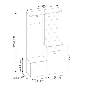 ארון כניסה ROMEA