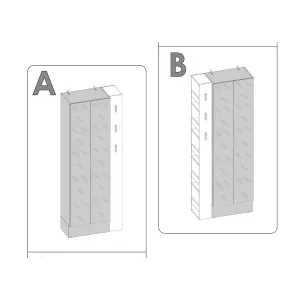 פנל צד לכניסה SARINA