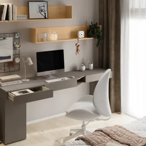 מדף קיר תלוי WO-10 אלון וינצ’נזה מולבן (סט של 2 יחידות)