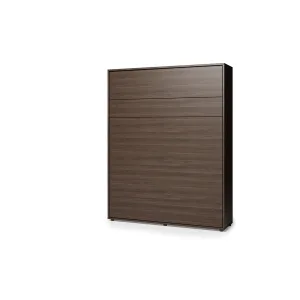 מיטה זוגית מתקפלת לקיר אנכית 160×200 בגוון אלון דונין | BC-12 | Bed Concept | Lenart