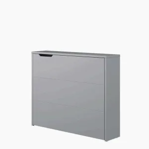 שולחן עבודה מתקפל 115×93 ס״מ בגוון אפור – גרסת ימין | CW-01P | Lenart